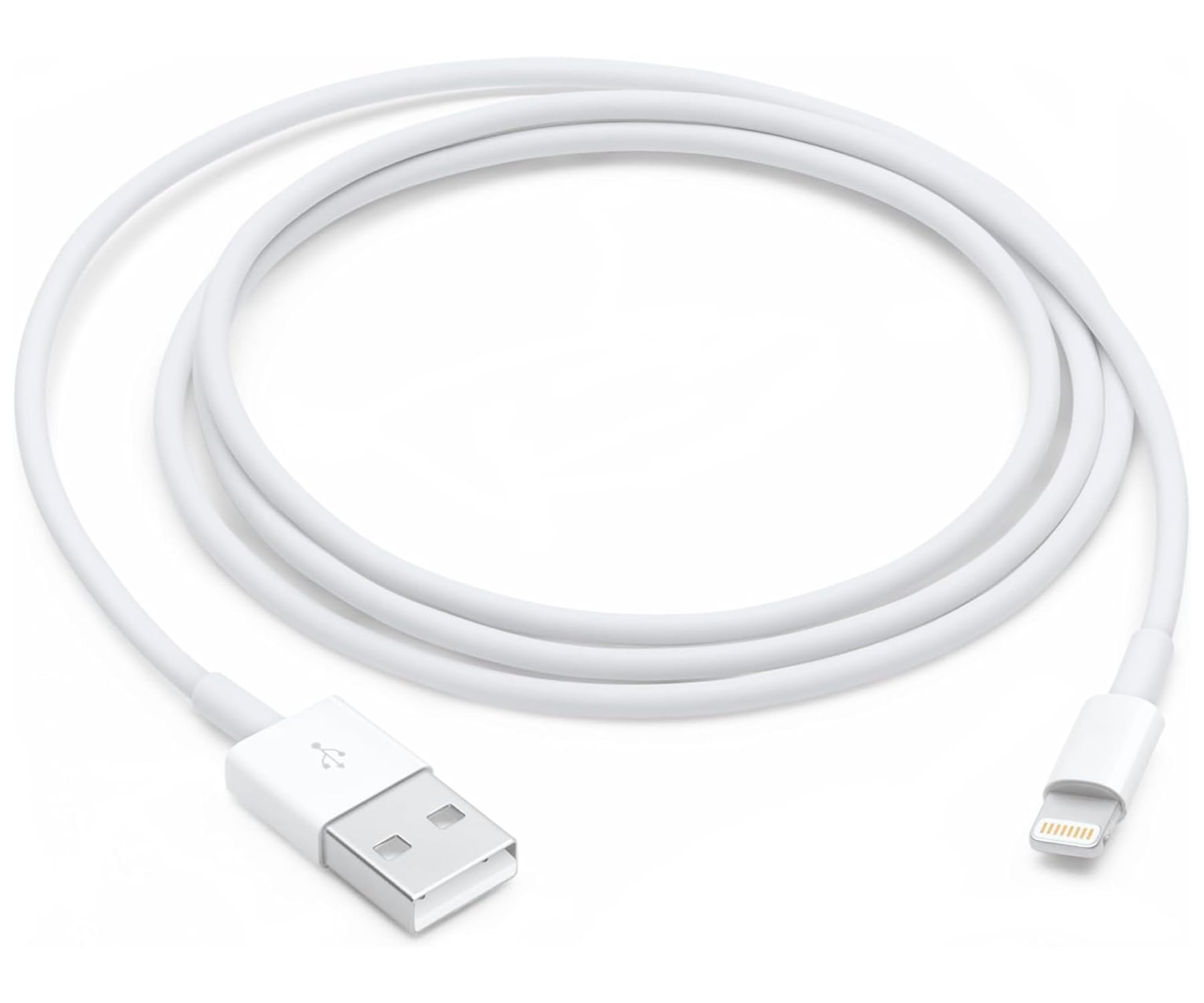 APPLE MUQW3ZM/A WHITE / CABLE LIGHTNING (M) A USB-A (M) 1 METRO