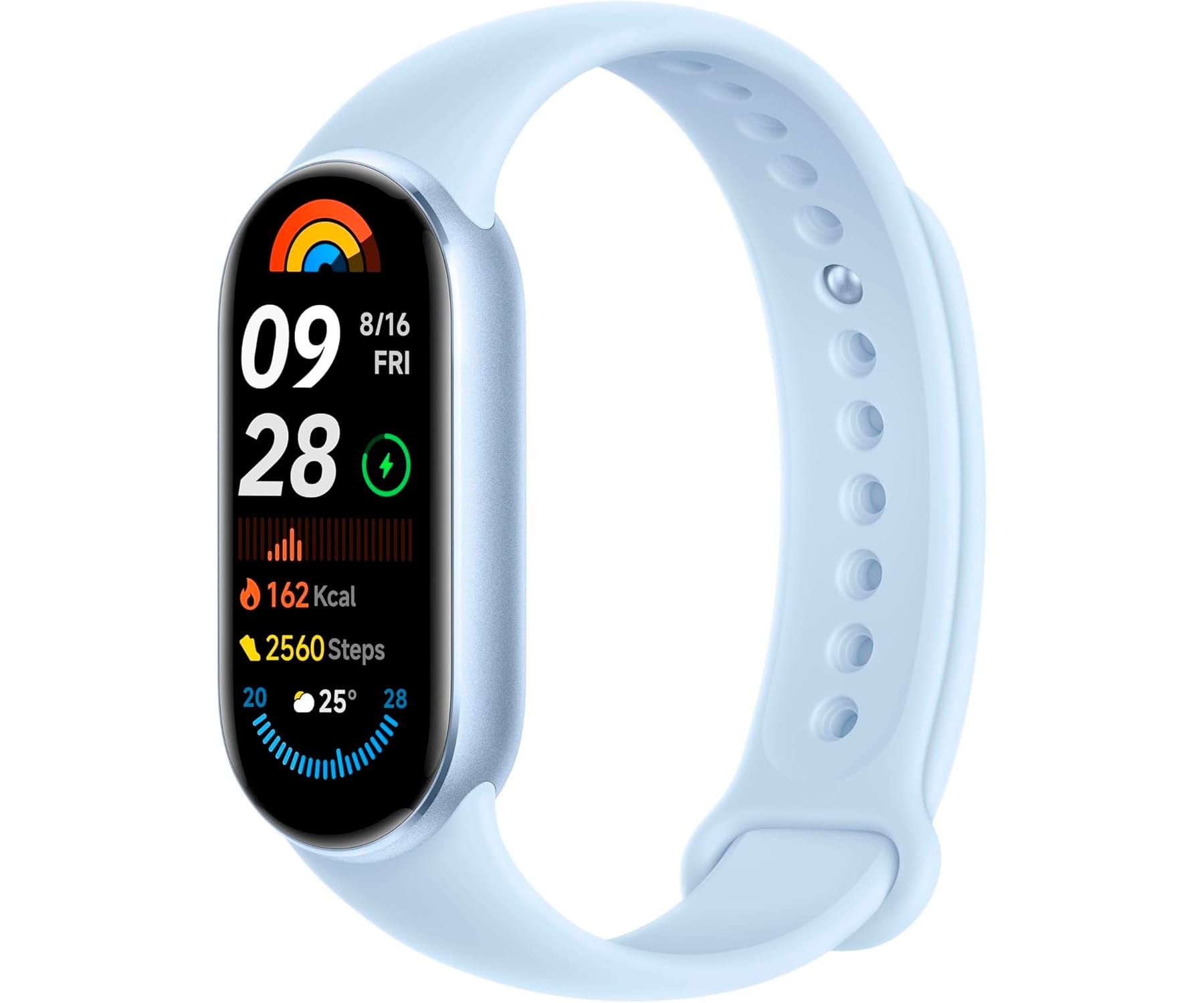XIAOMI SMART BAND 9 ARTIC BLUE / PULSERA DE ACTIVIDAD 1.62" AMOLED