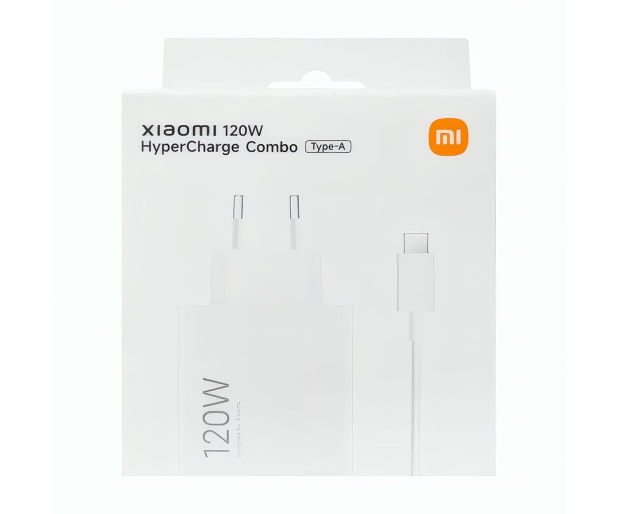 XIAOMI MI 120W HYPERCHARGE COMBO WHITE / CARGADOR DE SMARTPHONE / USB-A 120W